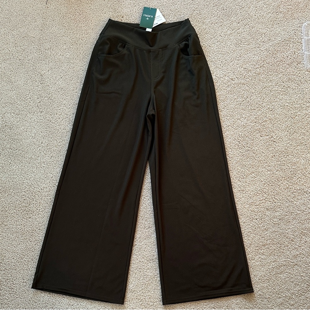 HALARA Olive Wide-Leg Pants - Picture 2 of 5